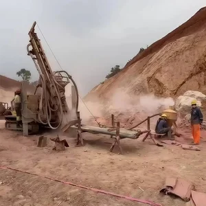 Sitio de perforación exploratoria RC en la República Democrática del Congo.